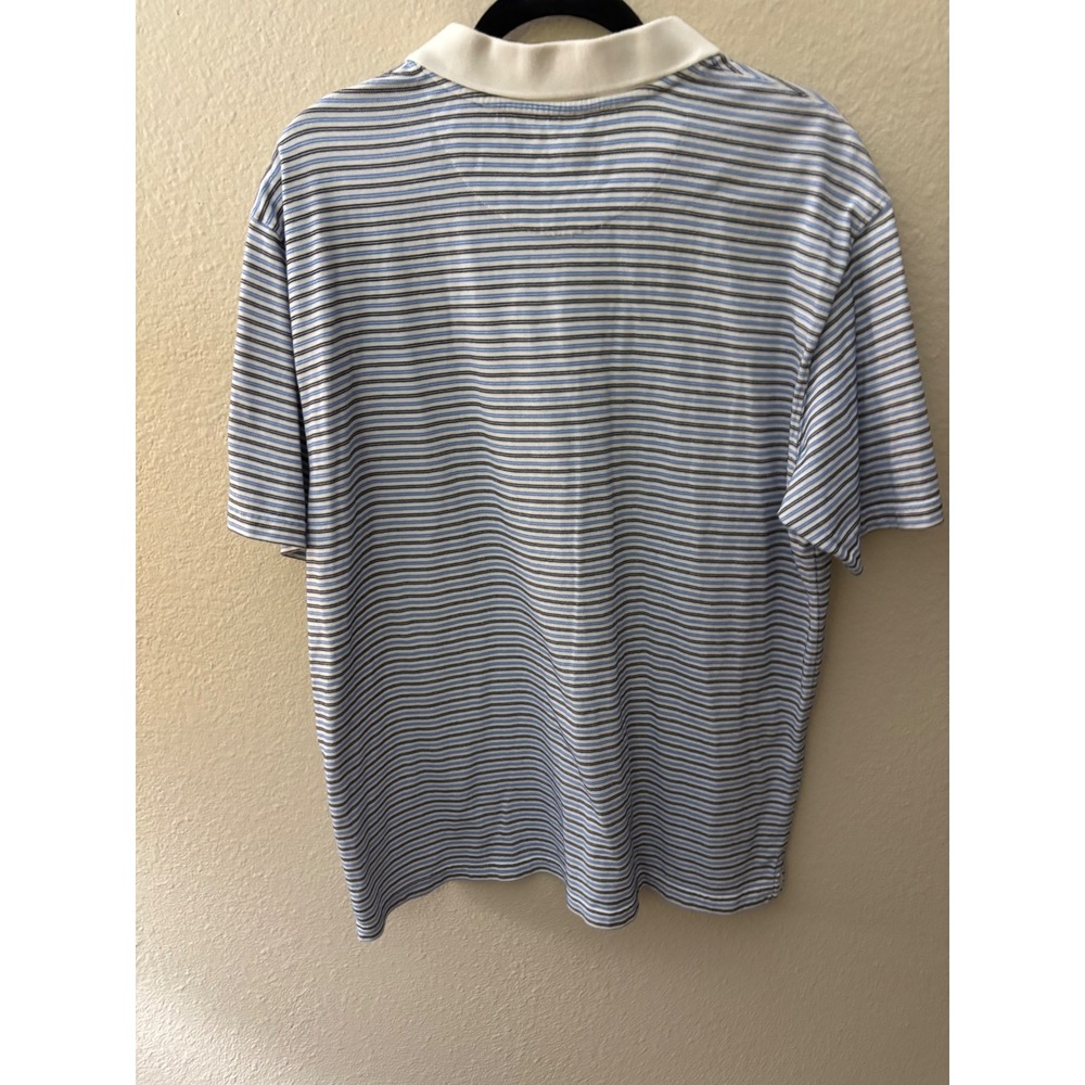 Gap Classic Fit Striped Polo Shirt XL (A589) - Picture 2 of 3